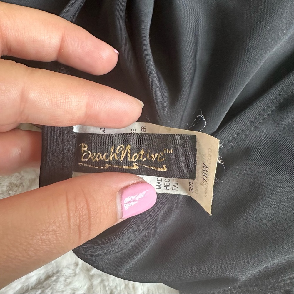 Beach Native | Black Tummy Control Swim Skirt | Size 18W - Picture 8 of 14
